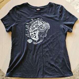 Harley-Davidson Black Boston Speed Shop Tee